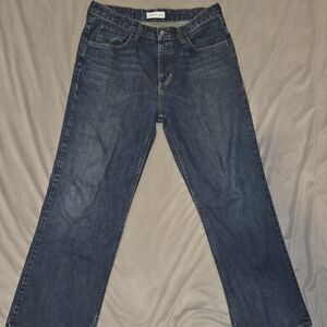 Bullhead Men's Relaxed Jeans - Dark Blue